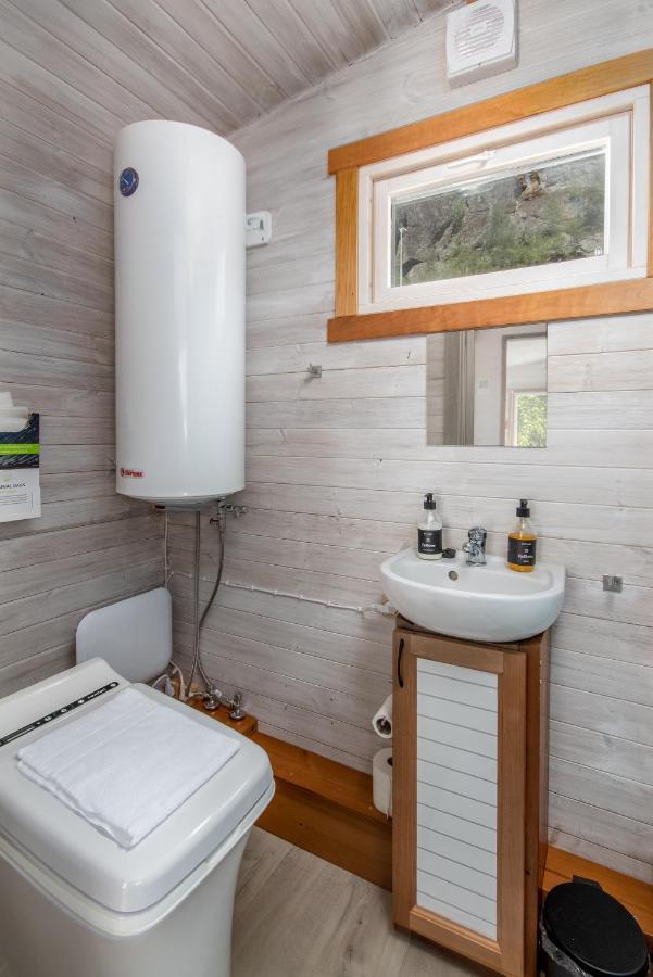 Вилла Tiny House With Terrace Флам Экстерьер фото