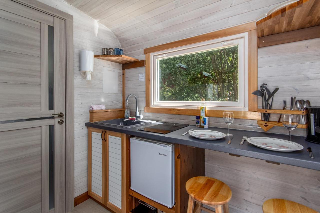 Вилла Tiny House With Terrace Флам Экстерьер фото
